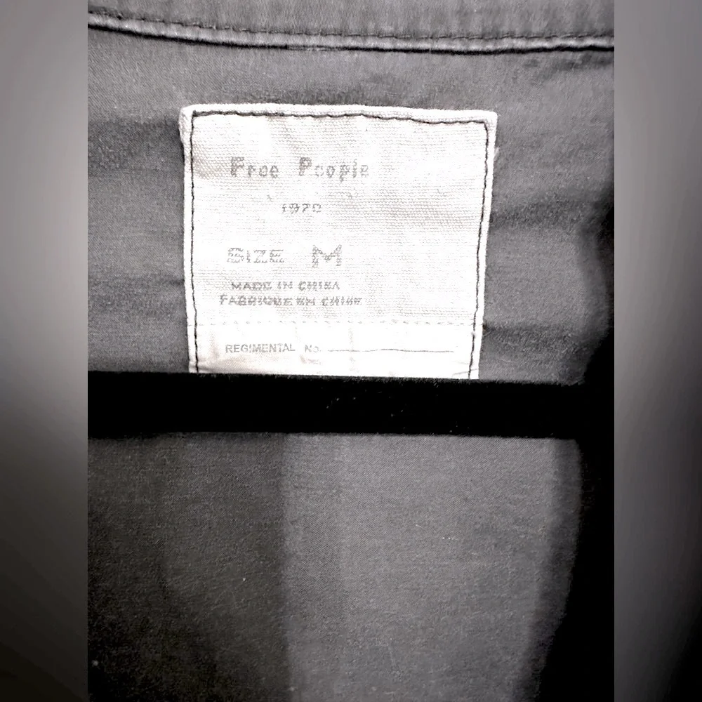 FREE PEOPLE Military Utility Jacket